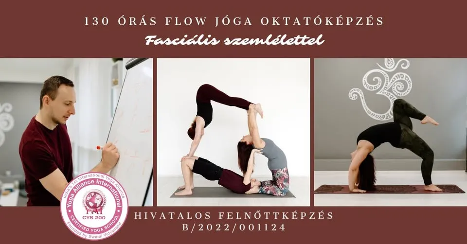 130 órás Flow jóga oktatóképzés Szegeden